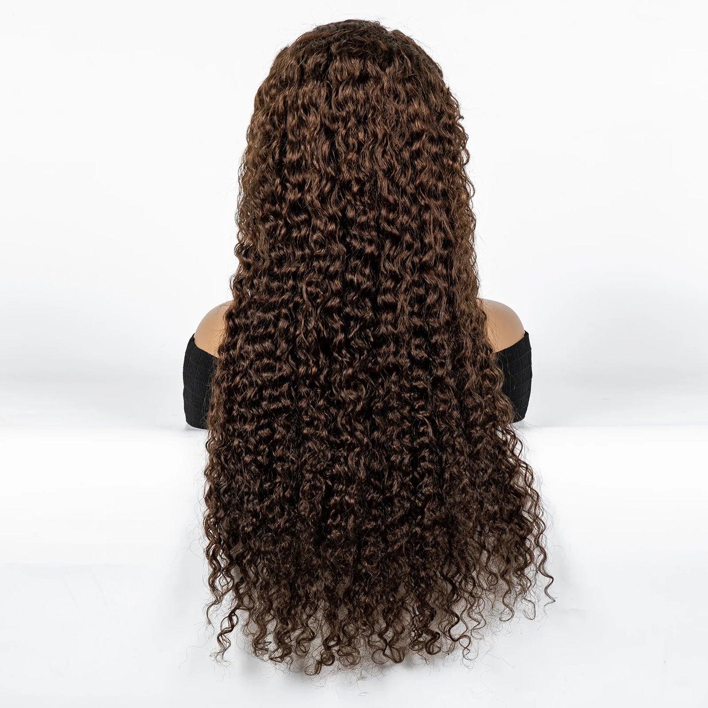 300% Density Ombre 30 Inches Water Wave Wavy Curly Human Hair Wigs 13x4 Transparent Lace Frontal Human Hair Wig for Women