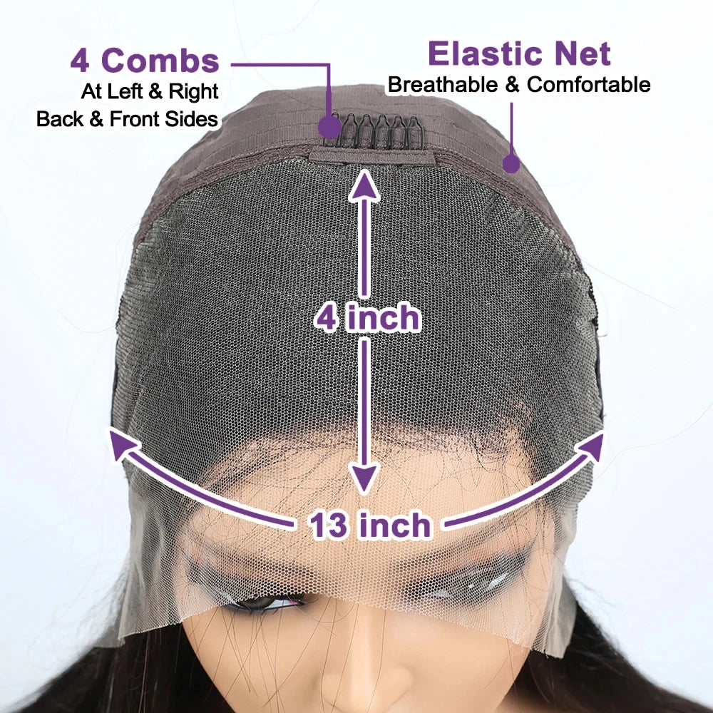 200% Density Body Wave Bob Wigs 4x4 13x4 HD Transparent Lace Front Wig Human Hair Pre Plucked Lace Closure Wigs For Black Women