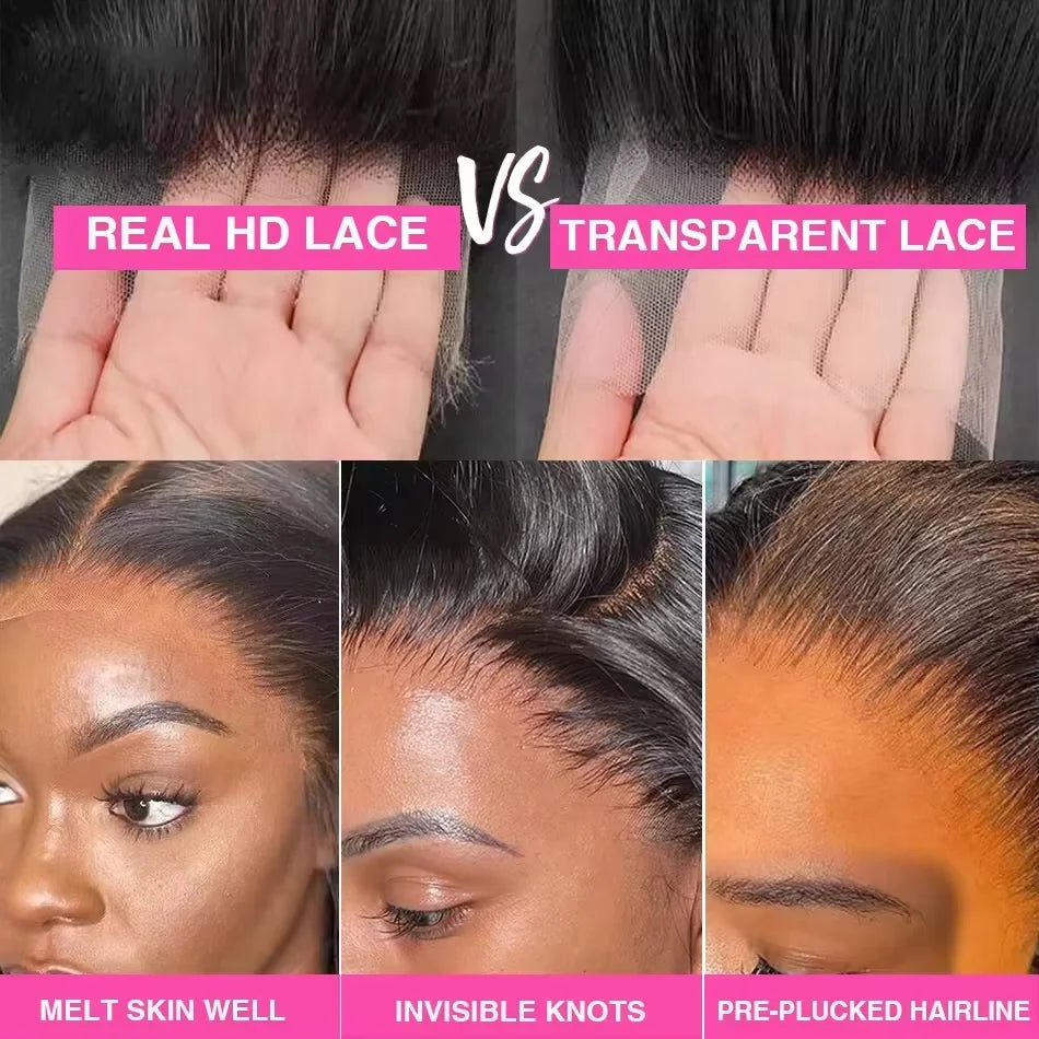 200% Density Loose Deep Wave Hd Transparent Lace Front Wig For Women 30 36 Inch 13x6 Brazilian Curly Human Hair Lace Frontal Wig
