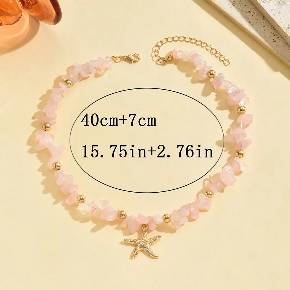 Fashionable Natural Seashell Beaded Necklace Shell Pendant Ocean Inspired Jewelry Choker Suitable For Women Holiday Party Daily