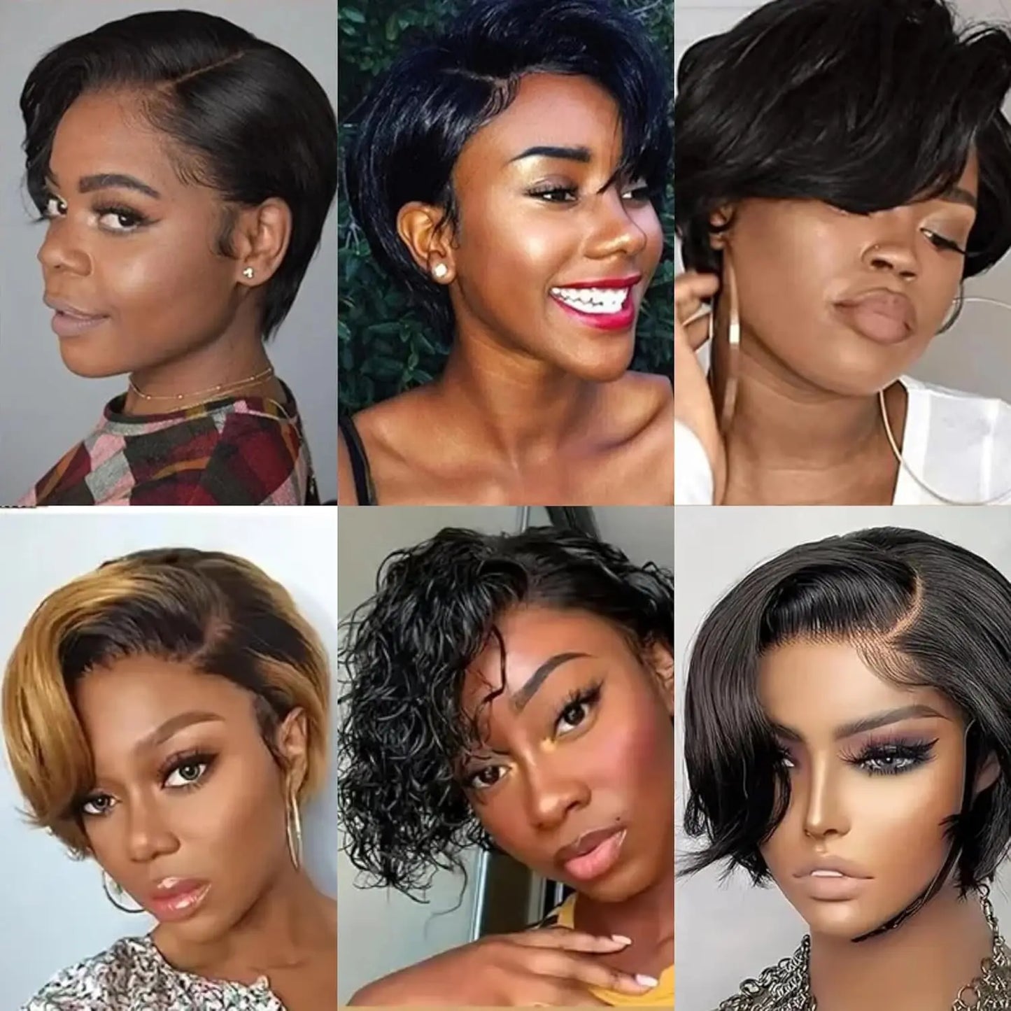 Pixie Cut 13x4 Transparent Lace Front Wigs For Women Short Bob Wig Brazilian Straight hd Lace Frontal Human Hair Wig 200 Density