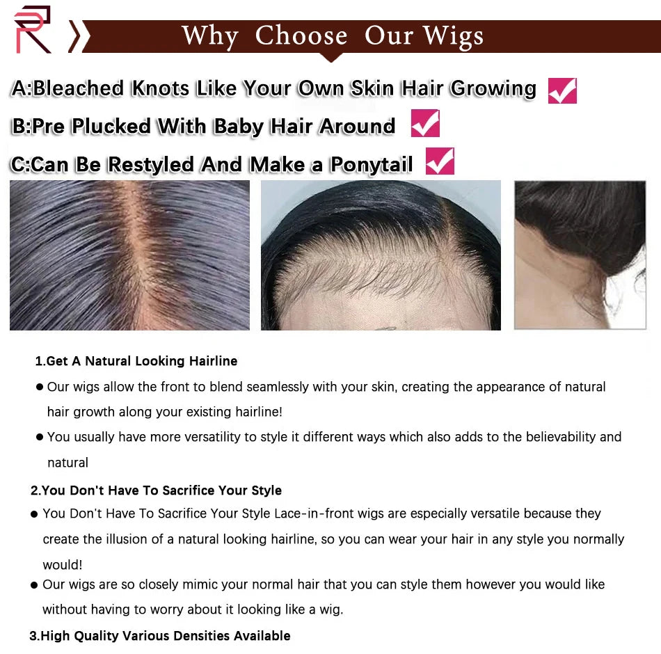 Wigs Human Hair Lace Frontal Wig Brazilian Super Double Drawn 100 Human Hair Wigs 13x4 Hd Lace Front Wig 4x4 Lace Closure Wig