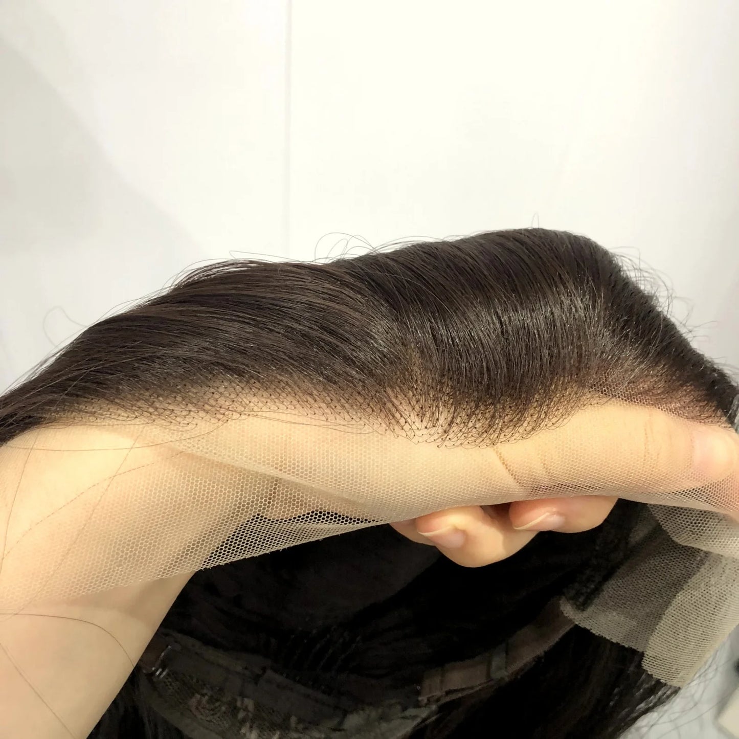 Dark Brown Wig Natural Wavy Synthetic Hair 13X4 Lace Front Wig Brunette Colored Deep Wave Long Curly Hair Frontal Wigs for Women