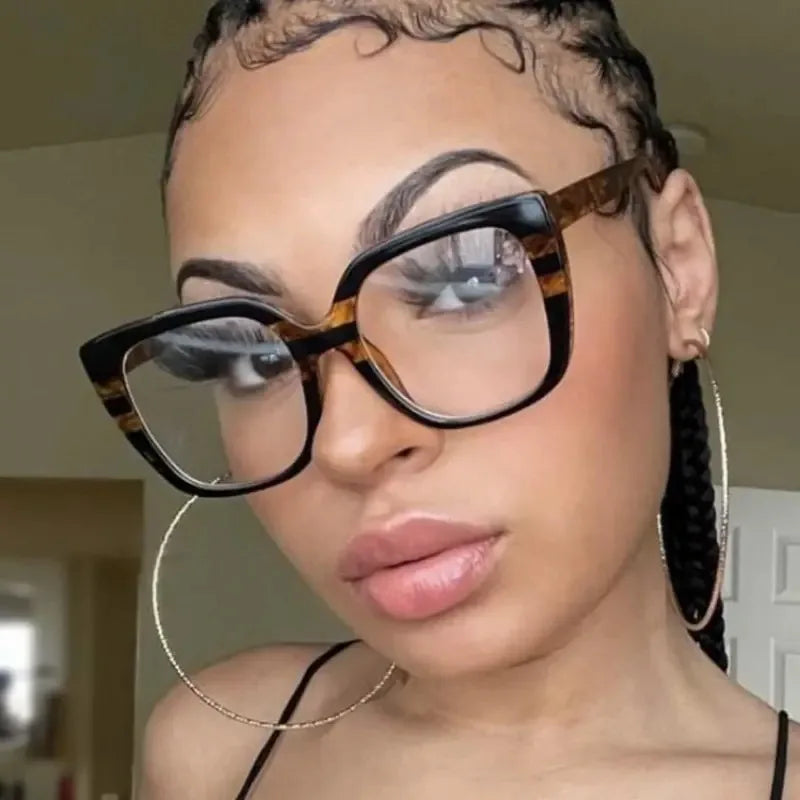 Vintage Anti Blue Light Optical Cat Eye Sexy Ladies Glasses Women Luxury Brand Designer Trend Myopia Prescription Eyewear Frame