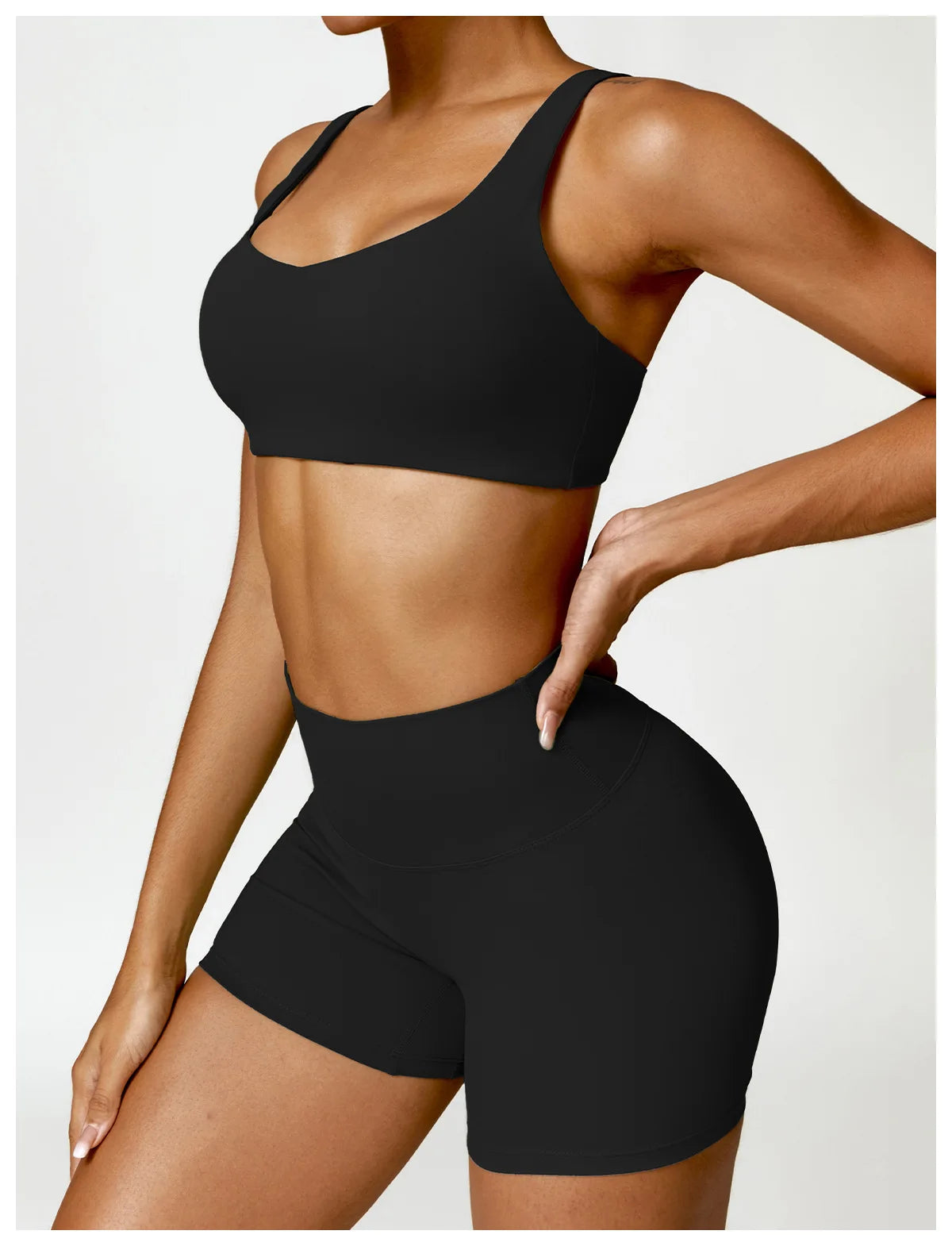2PCS Yoga Set Women Gym Long Sleeve Sports Suits Fitness Bra Crop Top Workout Clothes Female Athletic Wear Legging Sportswear