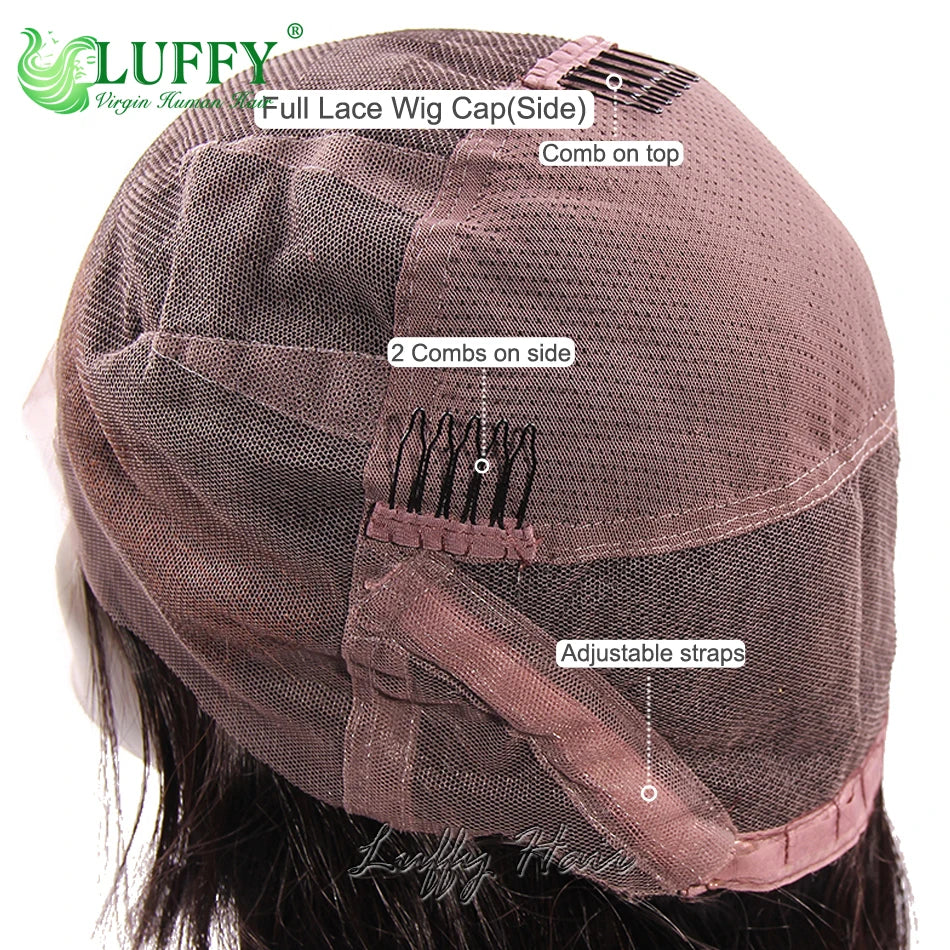 Curly Full Lace Human Hair Wigs For Black Women Pre Plucked Jerry Curly Brazilian Human Hair 13x6 HD Lace Wig With Baby Hair