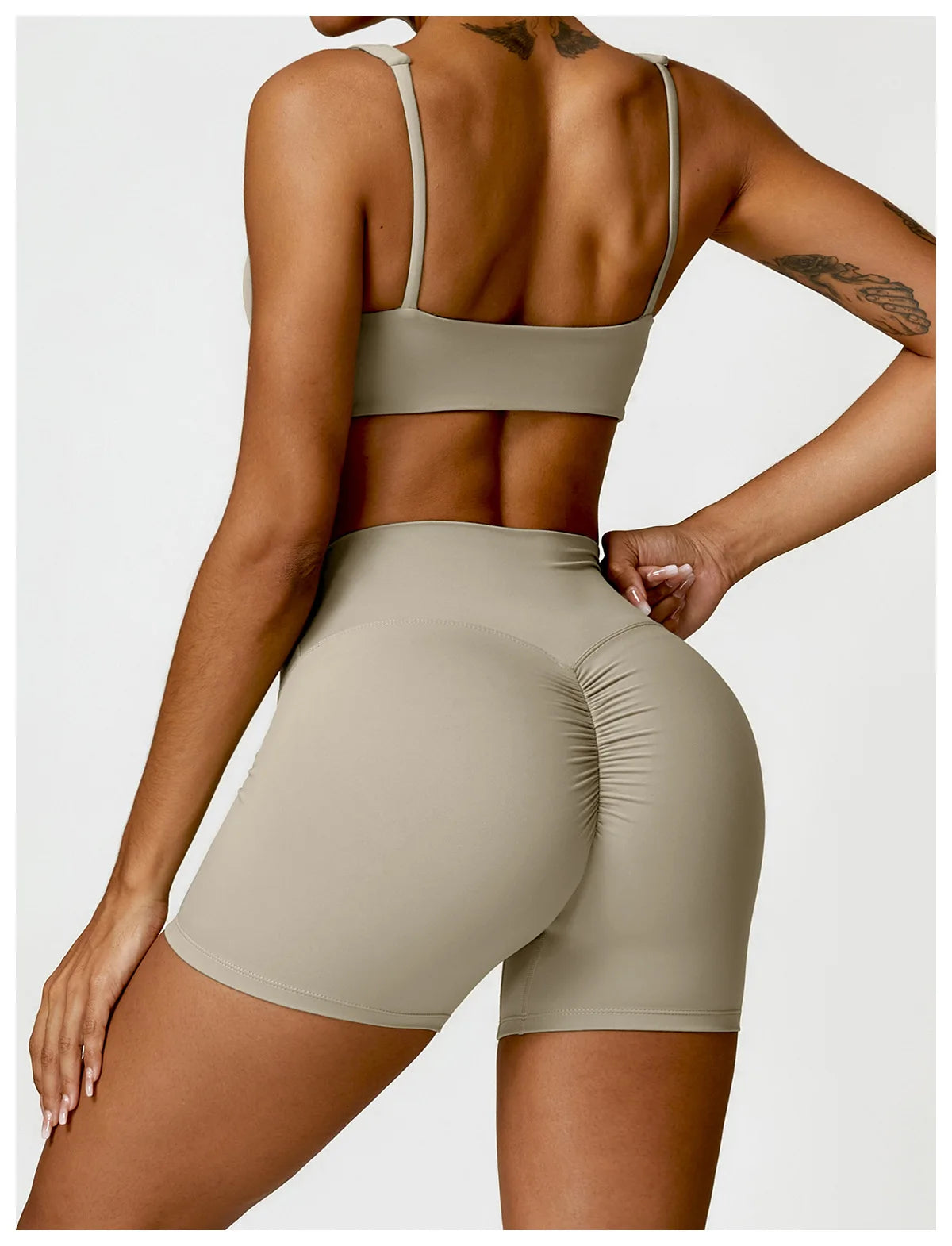 2PCS Yoga Set Women Gym Long Sleeve Sports Suits Fitness Bra Crop Top Workout Clothes Female Athletic Wear Legging Sportswear