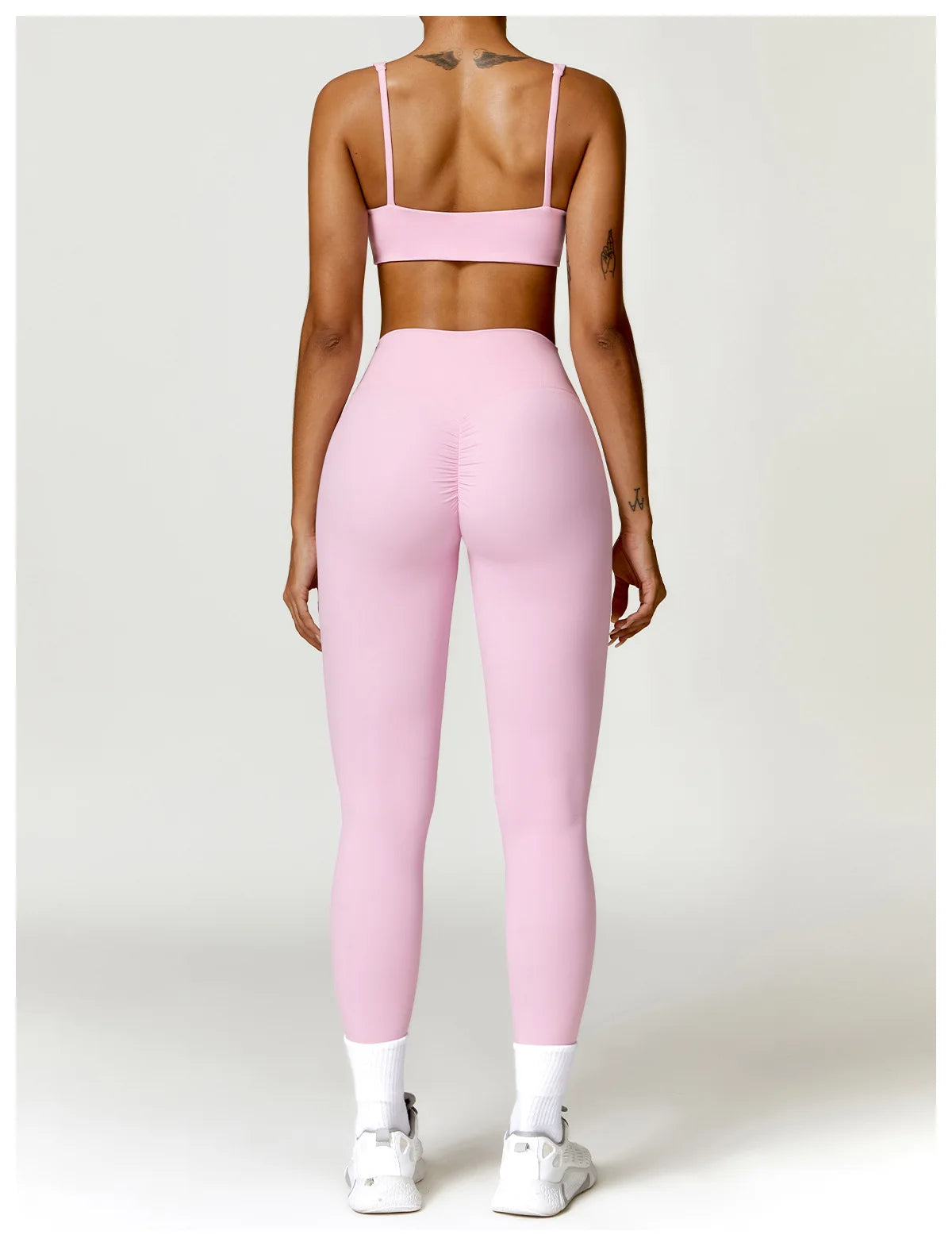 2PCS Yoga Set Women Gym Long Sleeve Sports Suits Fitness Bra Crop Top Workout Clothes Female Athletic Wear Legging Sportswear