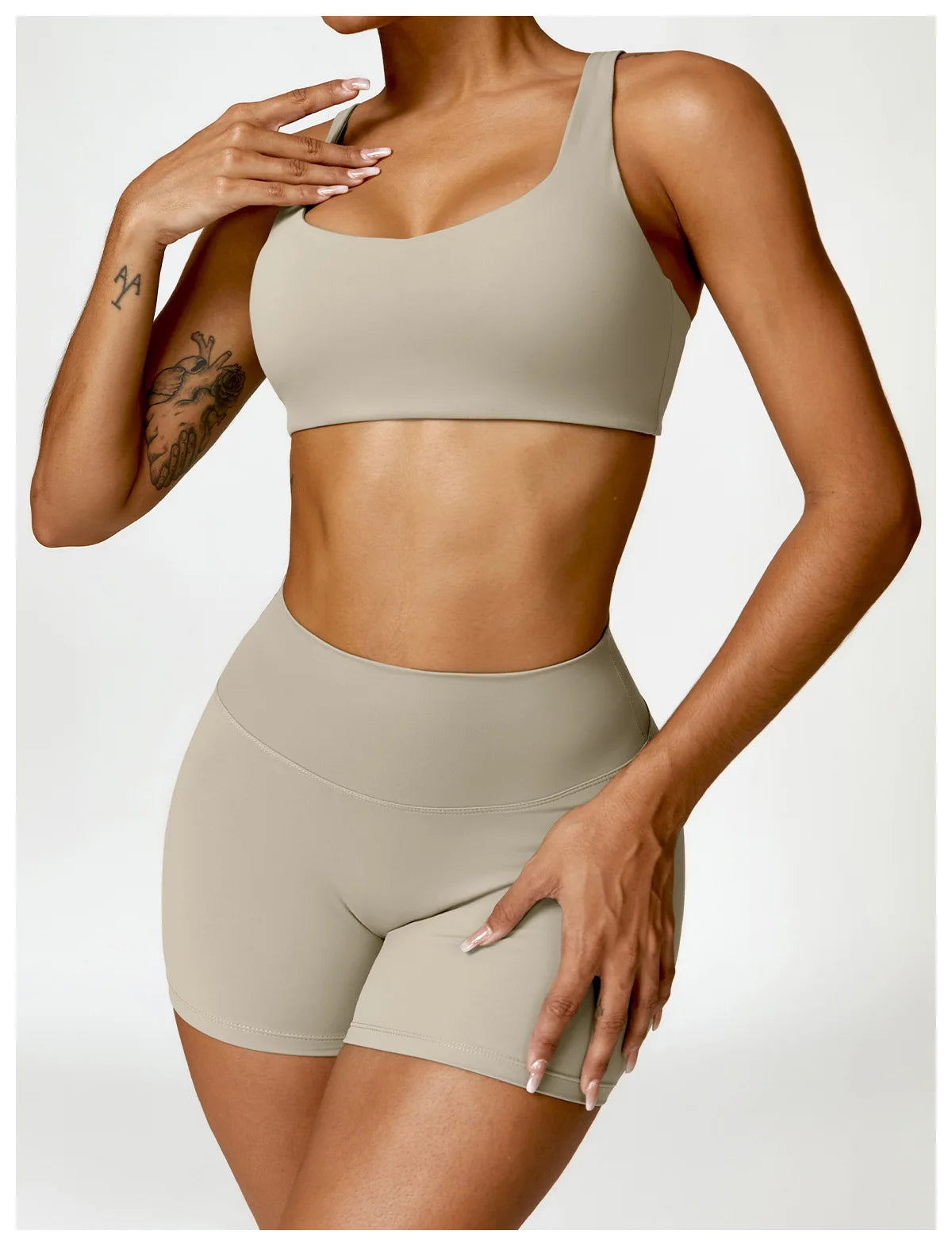 2PCS Yoga Set Women Gym Long Sleeve Sports Suits Fitness Bra Crop Top Workout Clothes Female Athletic Wear Legging Sportswear