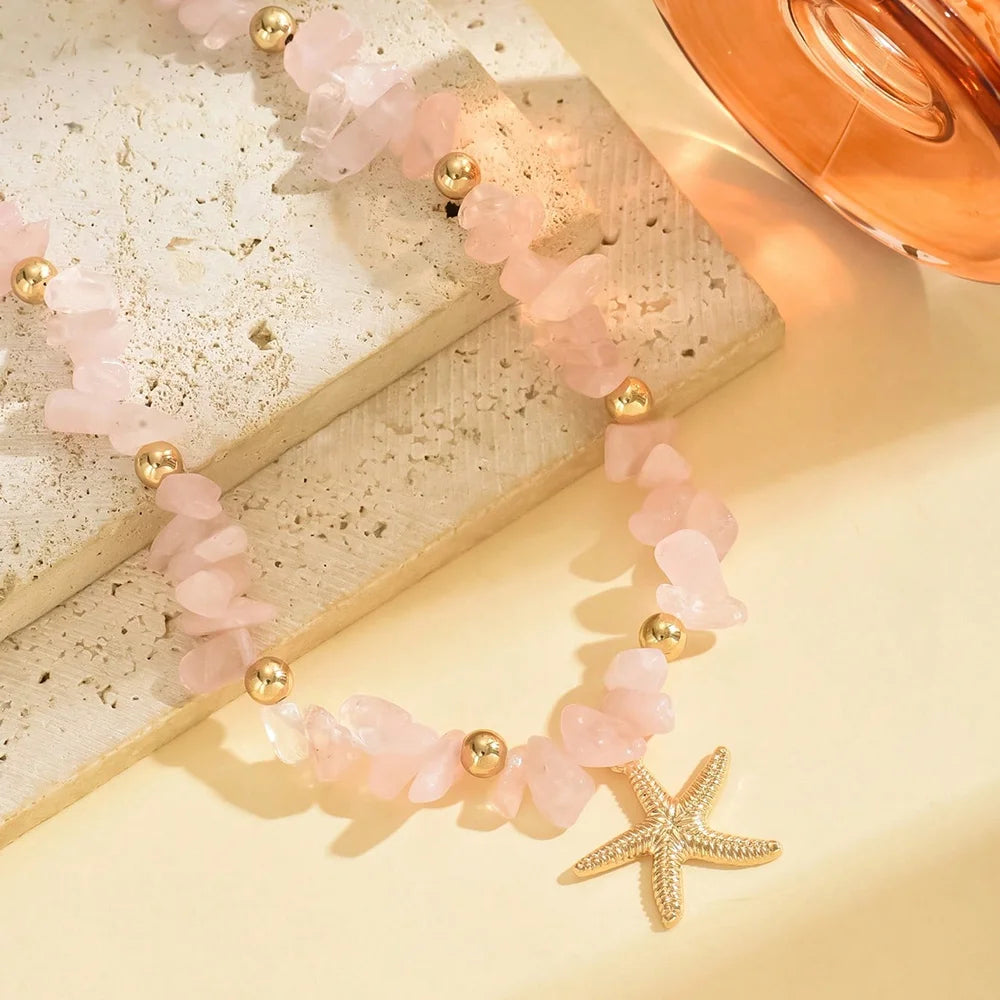Fashionable Natural Seashell Beaded Necklace Shell Pendant Ocean Inspired Jewelry Choker Suitable For Women Holiday Party Daily