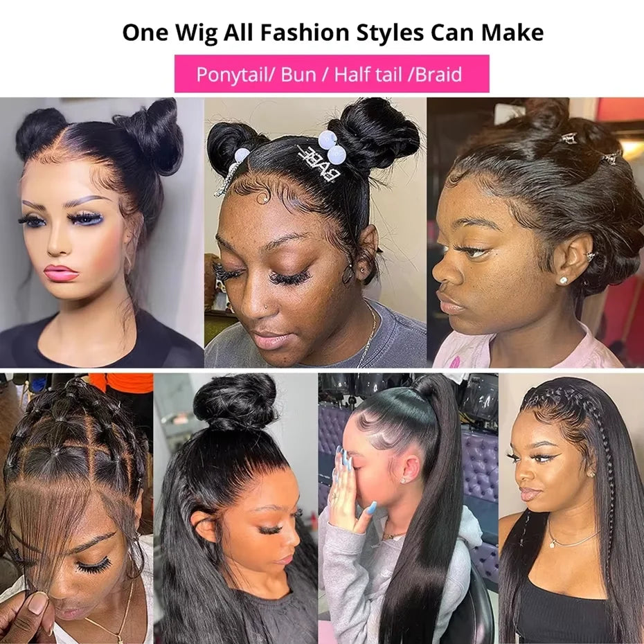 Wigs Human Hair Lace Frontal Wig Brazilian Super Double Drawn 100 Human Hair Wigs 13x4 Hd Lace Front Wig 4x4 Lace Closure Wig