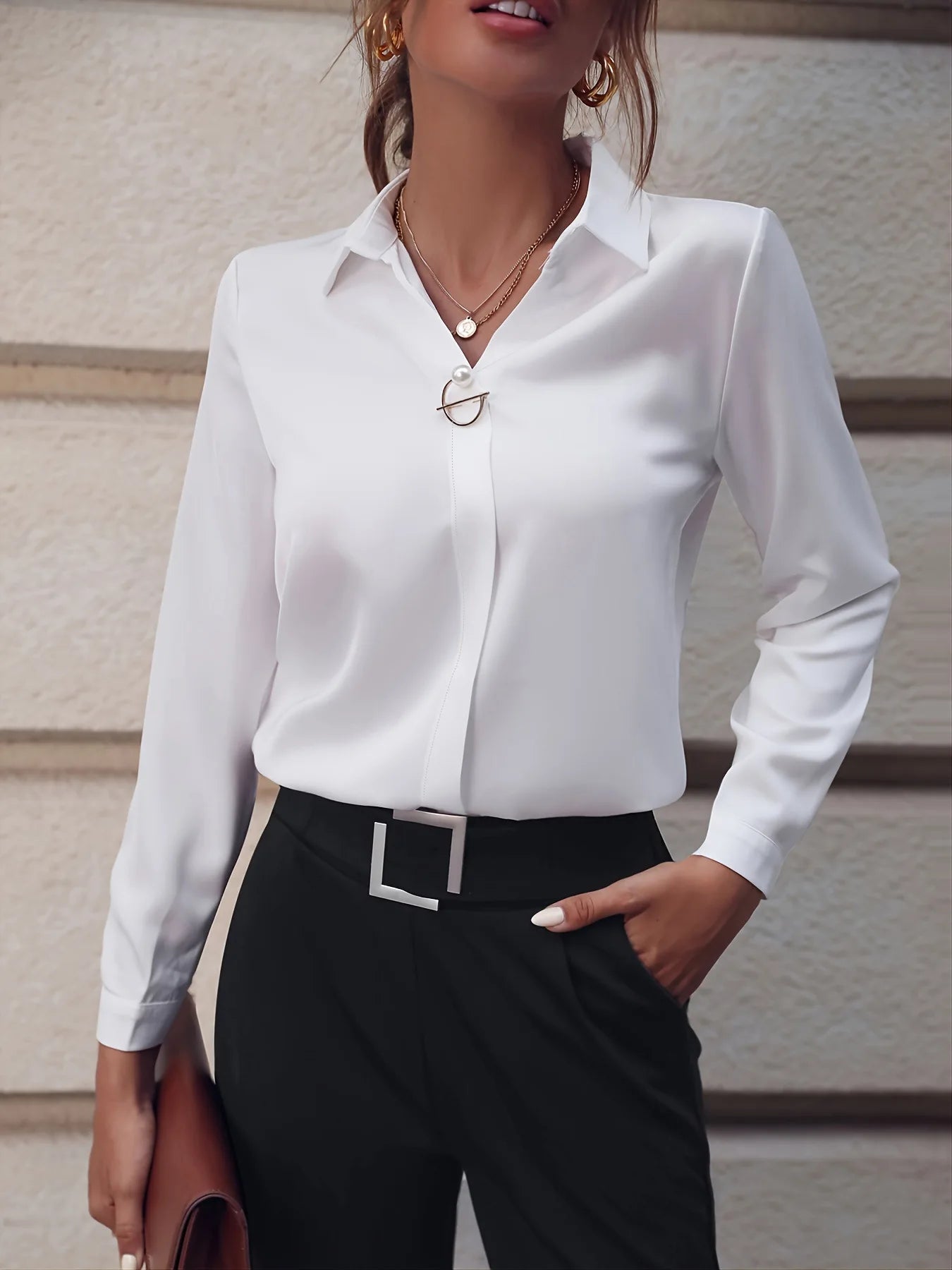 Casual Blouse Women Tops Vintage Clothes Shirts for Women Clothing Streetwear Elegant Harajuku Autumn Holidays Long Sleeve