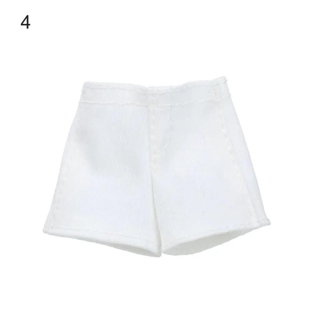 2022 Newest Multi Style Denim 11.5"Jeans Bottoms Shorts For Doll Clothes Outfits Short Pants For Blythe 1/6 Dolls Accessories