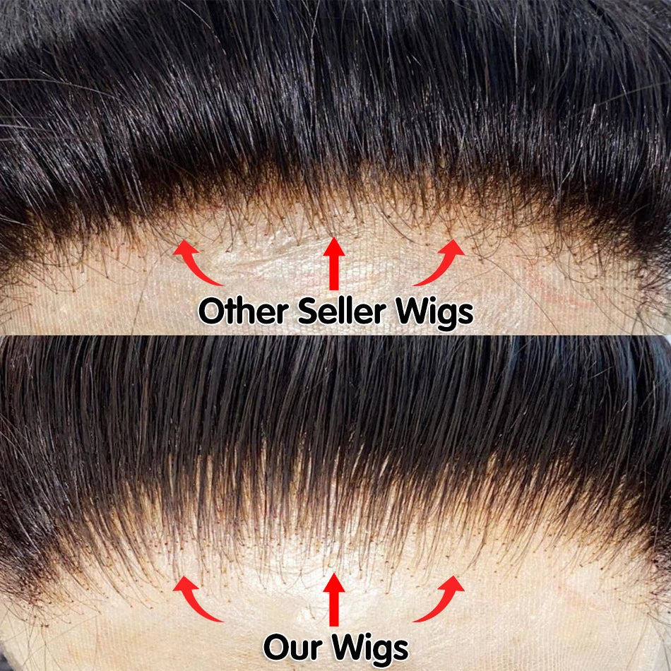 30 Inch Brazilian Deep Wave Lace Frontal Wig 13x4 Lace Front Human Hair Wigs Water Curly Human Hair Wig for Women Pre Plucked
