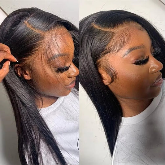 Wigs Human Hair Lace Frontal Wig Brazilian Super Double Drawn 100 Human Hair Wigs 13x4 Hd Lace Front Wig 4x4 Lace Closure Wig