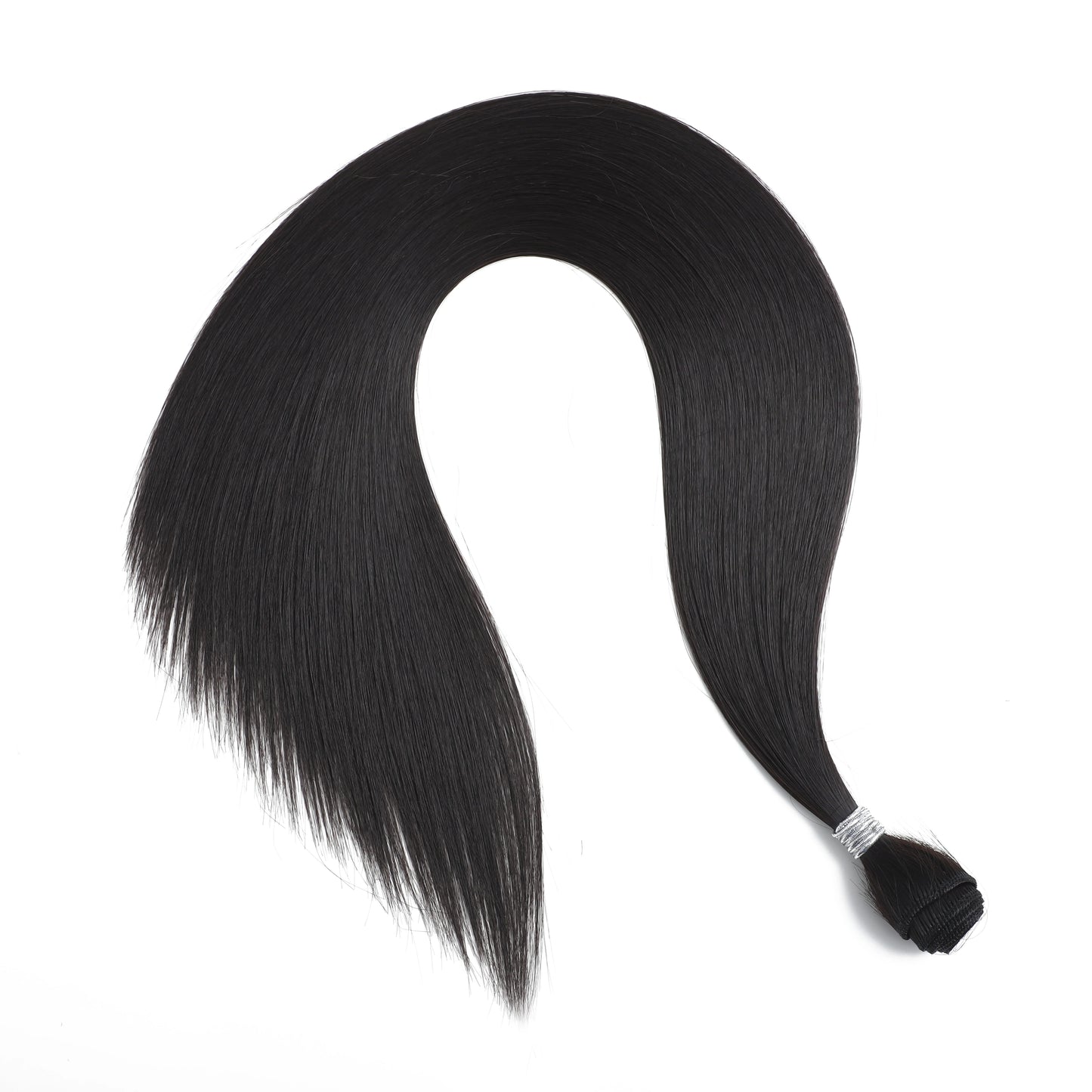 Synthetic Dark Brown Bundles Straight Hair Extensions Bundles Hair 22/26/30 Inches for Women Long Weave Hair Gold Heat Resistant