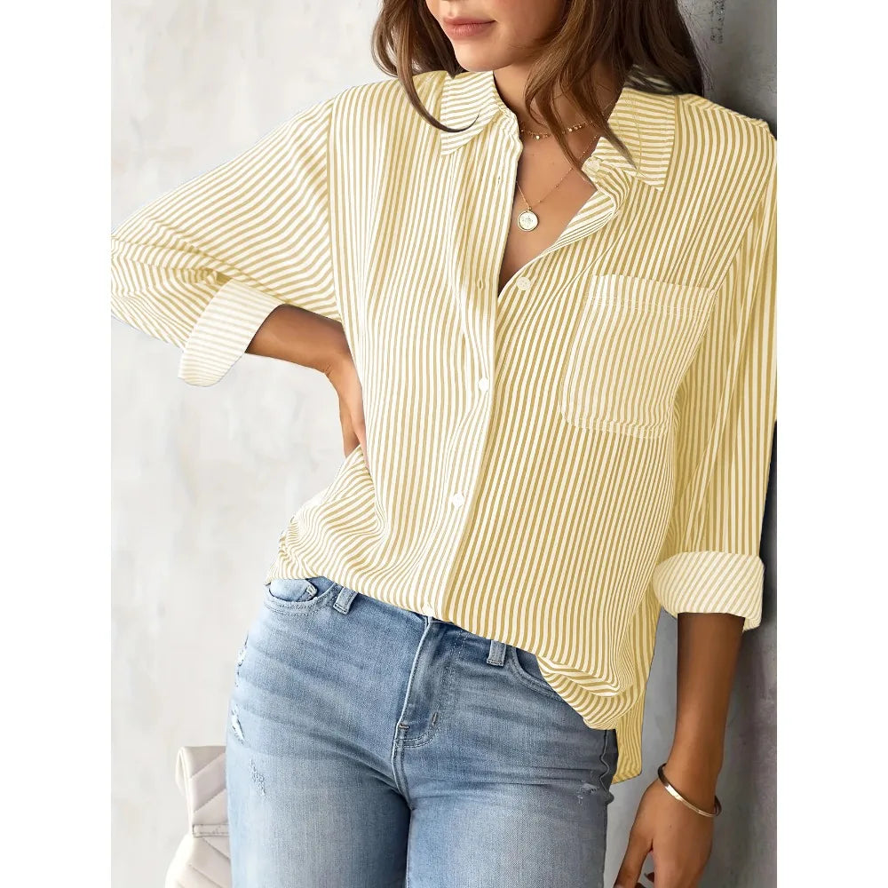 Casual Blouse Women Tops Vintage Clothes Shirts for Women Clothing Streetwear Elegant Harajuku Autumn Holidays Long Sleeve