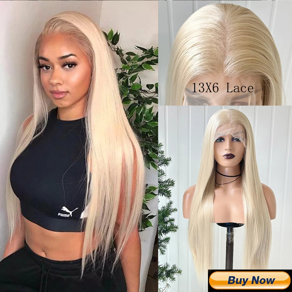 Synthetic Lace Front Wigs for Black Women Natural Hairline Synthetic Hair Lace Wig Long Brown Wig Pre Plucked Baby Hair Cosplay
