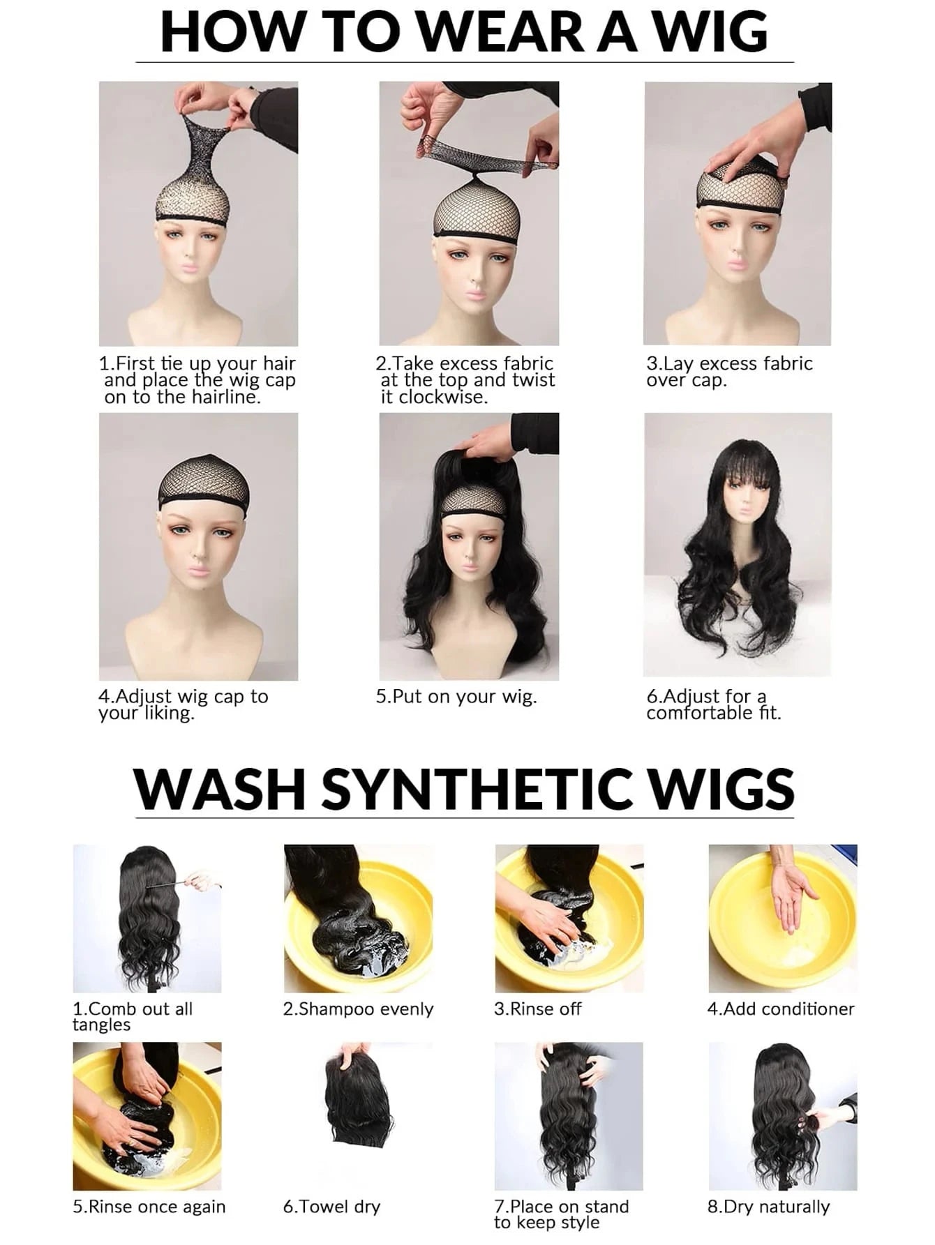 Synthetic  aideshair wig Full head set feminine clavicle Bob simulates natural short hair everyday full  top synthetic wig