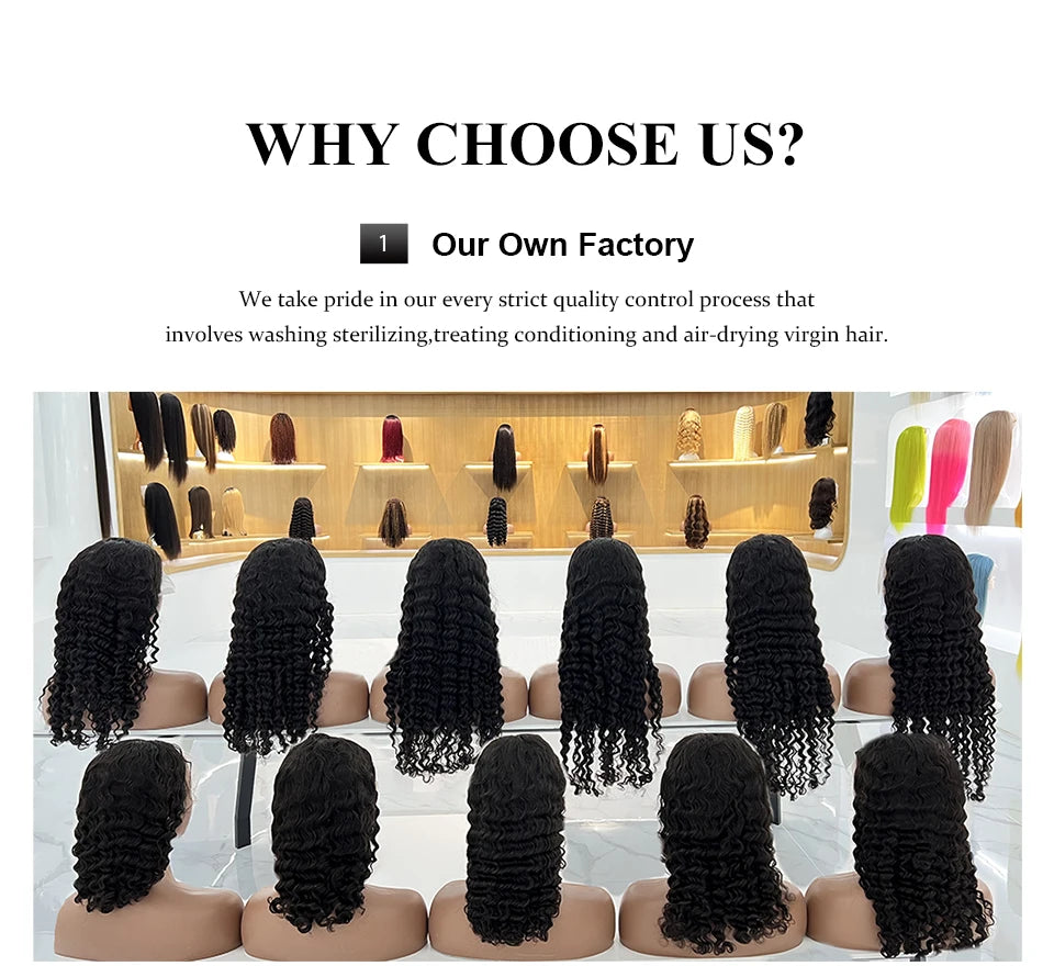 30-36 Inch 360 Full Invisi Strap Drawstring Sung Hd Lace 250 Density Water Kinky Curly Deep Human Hair Wig Black Glueless