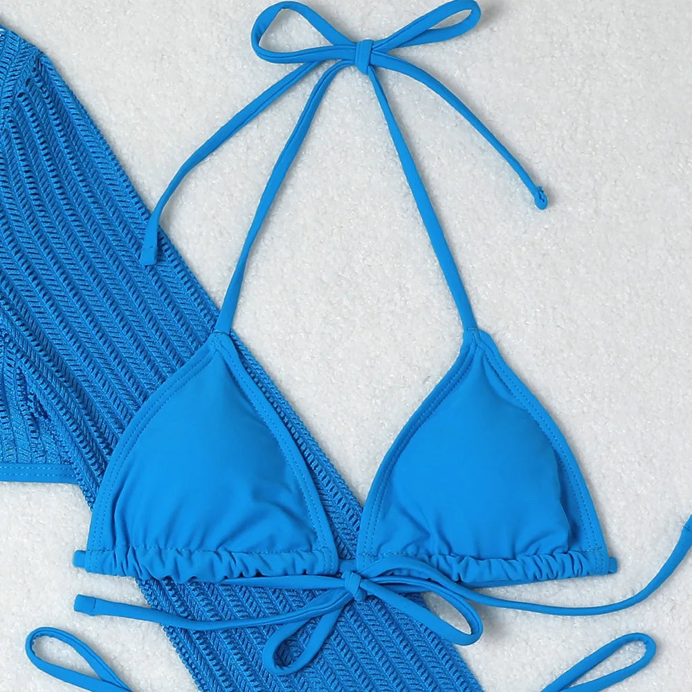 2025 Sexy Bikinis Female Swimsuits Women's Three-Piece Swimwear Beach Swim Wear Bathing Suits Brazilian Bikini Set Pool Bather