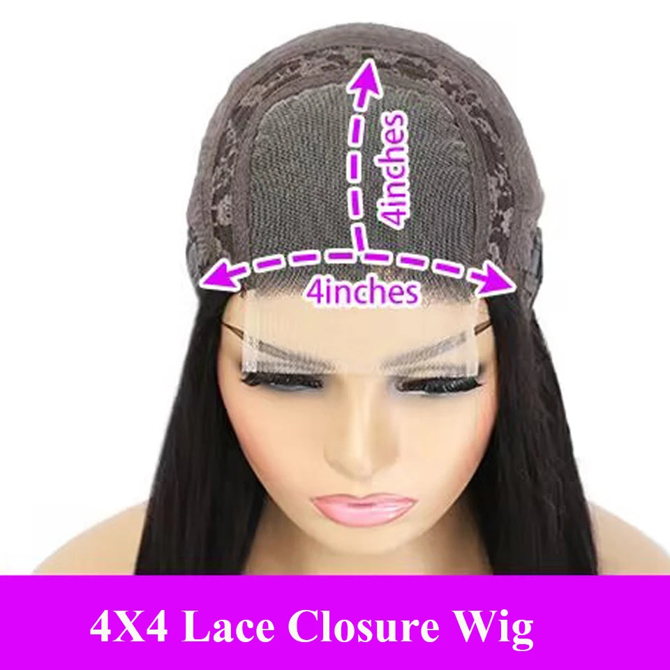 13x4 Lace Front Wig 10-34 Water Wave Lace Closure Wig Glueless Wig Human Hair Easy To Wear Curly HumanHair Wigs For Black Women