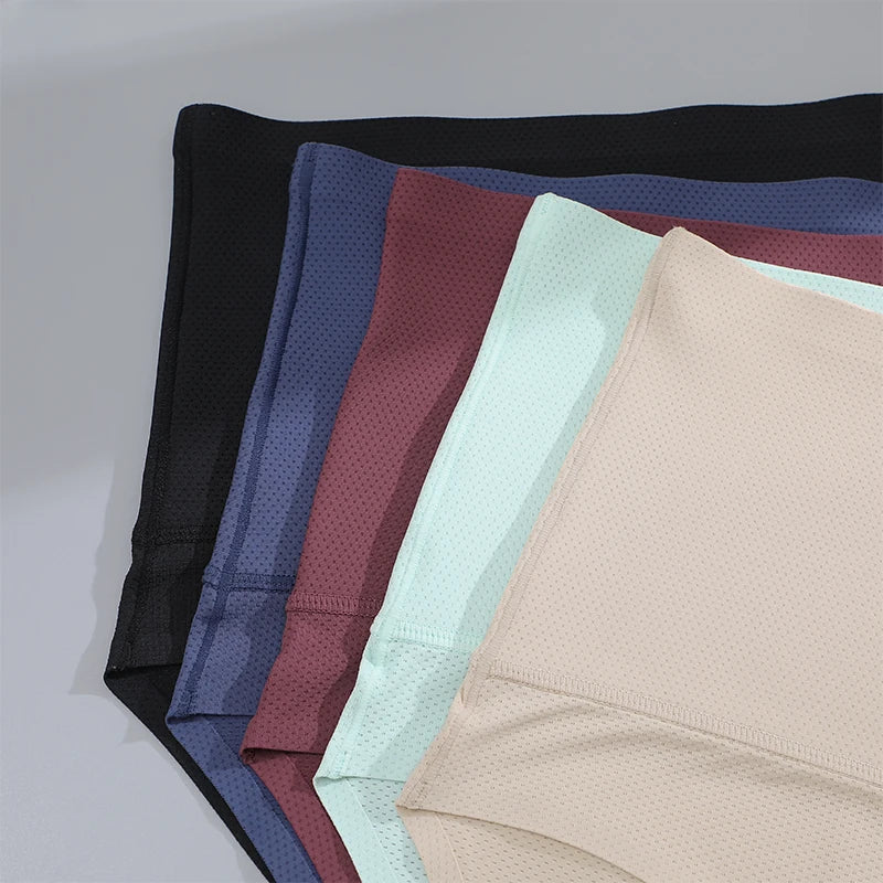 FINETOO Plus Size Breathable Underwear Seamless High Waist Panties Women's Abdomen Hip Lift Briefs Body Shaping Lingerie Pants