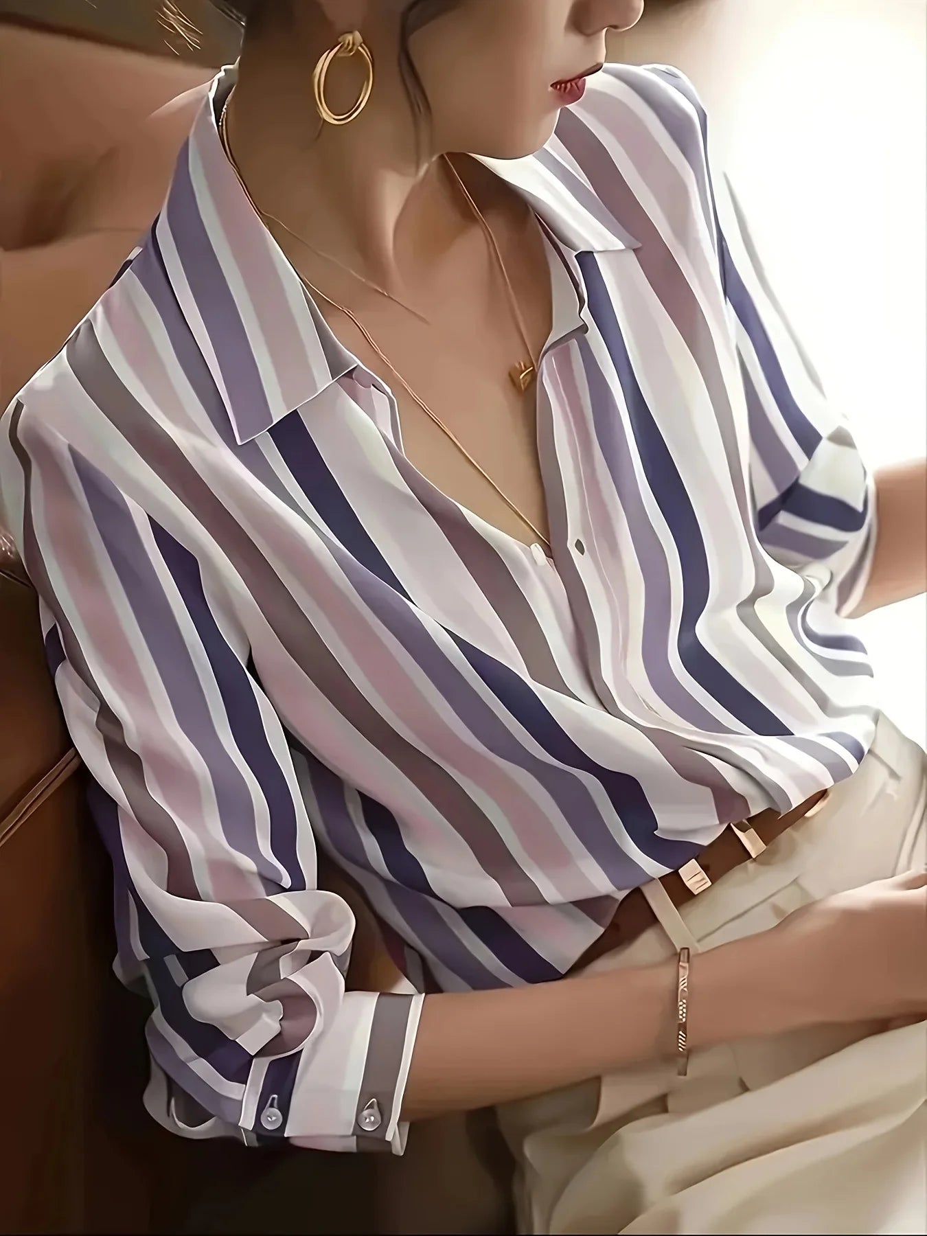 Casual Blouse Women Tops Vintage Clothes Shirts for Women Clothing Streetwear Elegant Harajuku Autumn Holidays Long Sleeve