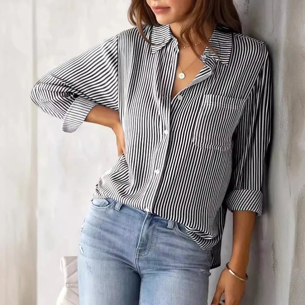 Casual Blouse Women Tops Vintage Clothes Shirts for Women Clothing Streetwear Elegant Harajuku Autumn Holidays Long Sleeve