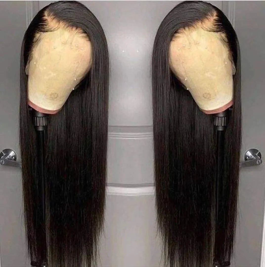 28 30 Inch Straight 13x4 Lace Front Human Hair Wig For Women Brazilian Human Hair Remy Transparent HD Lace Wigs Human Hair