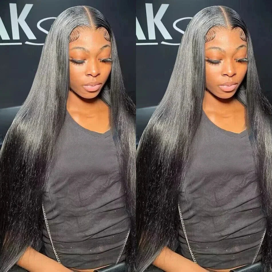 36 Inch HD 13X4 250% Bone Straight Lace Front Wig Raw Vietnamese Human Hair 13x6 Lace Frontal Wig 5X5 Glueless Wig Ready To Wear