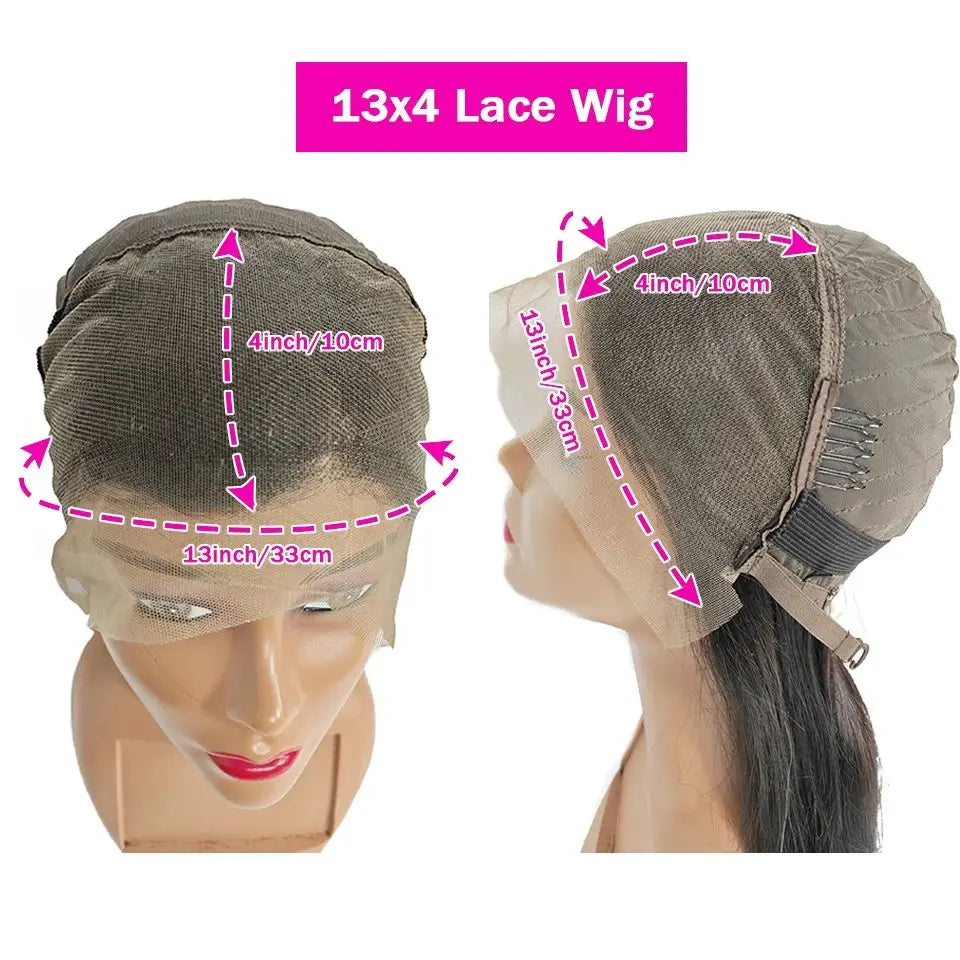 Pixie Cut 13x4 Transparent Lace Front Wigs For Women Short Bob Wig Brazilian Straight hd Lace Frontal Human Hair Wig 200 Density
