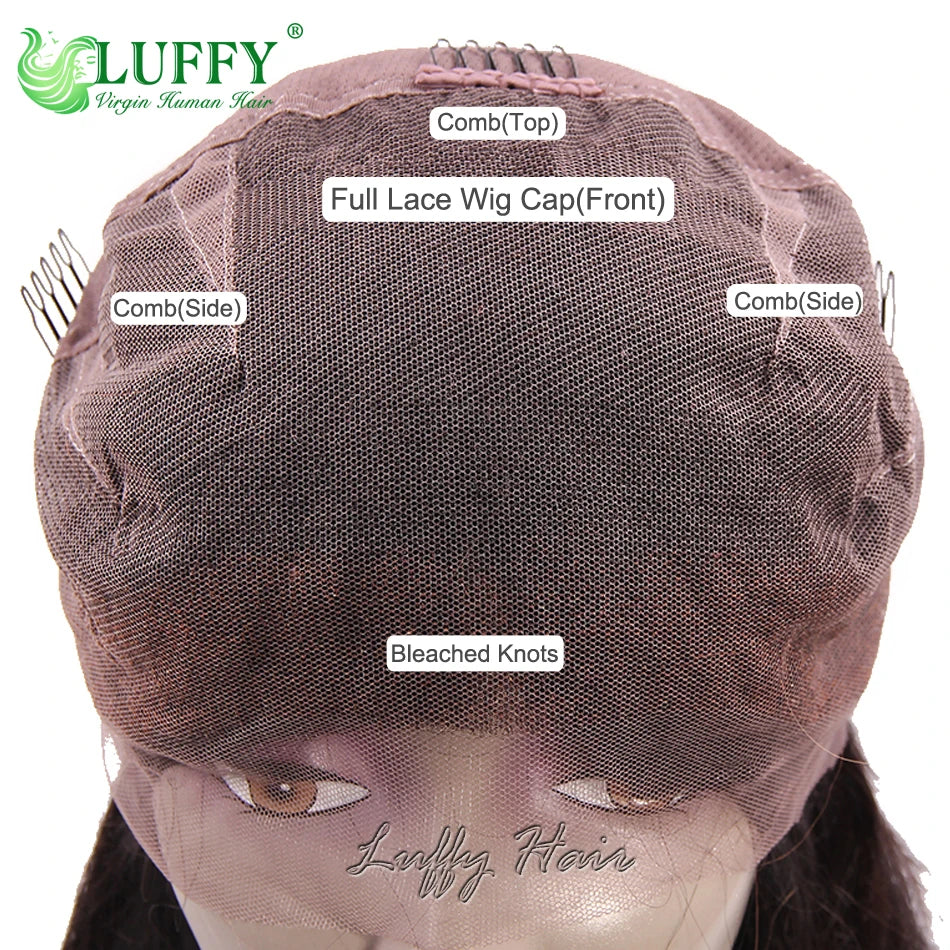 Curly Full Lace Human Hair Wigs For Black Women Pre Plucked Jerry Curly Brazilian Human Hair 13x6 HD Lace Wig With Baby Hair