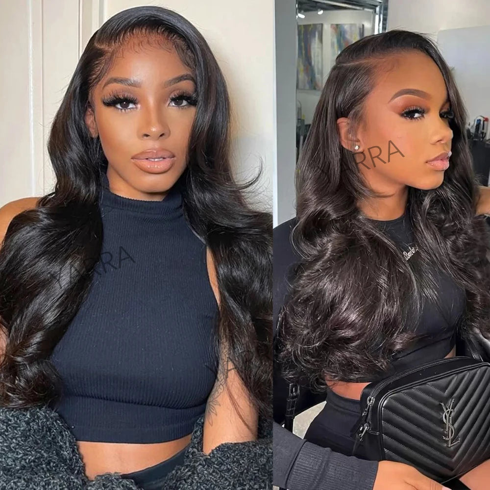 Invisible Drawstring Body Wave 360 hd Lace Front Wig Human Hair 180 Density Hidden Strap 360 Glueless Wigs Upgrade Cap For Woman