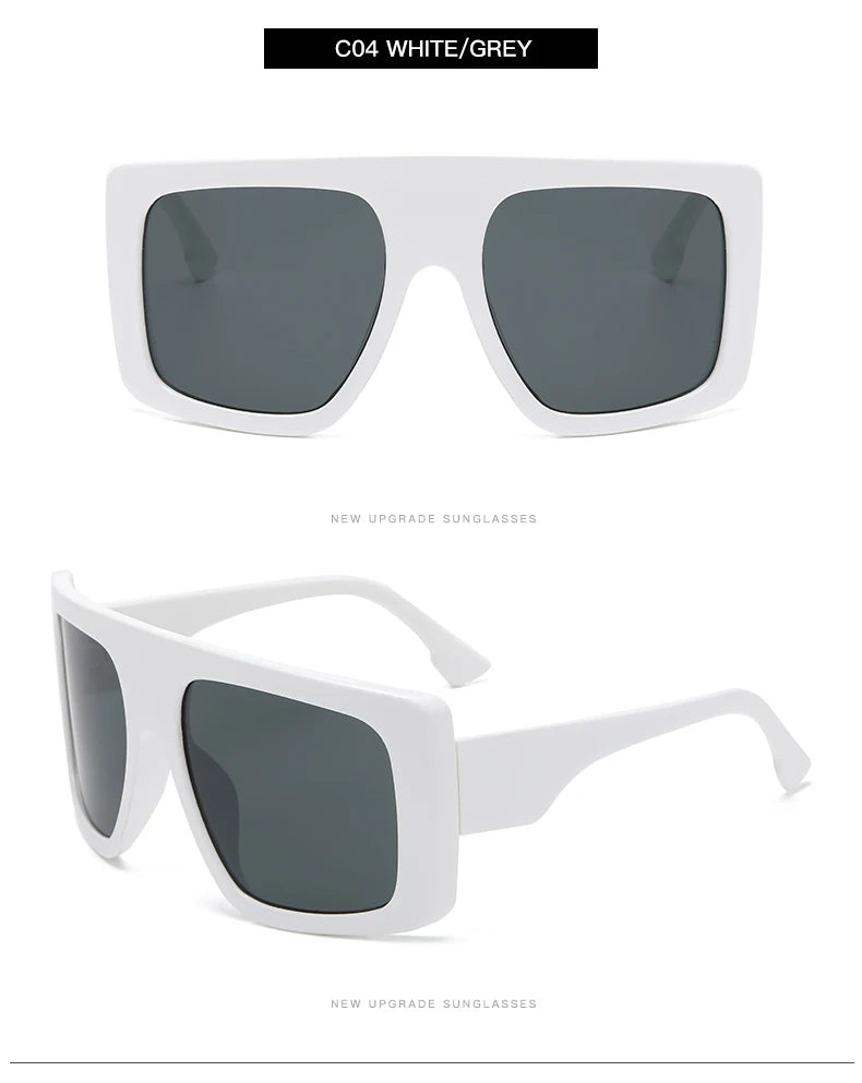 Oversized Punk Cycling Square Sunglasses Y2K Unique Men Trendy Goggle Driving Riding Sun Glasses Brand Outdoor New Eyewear UV400