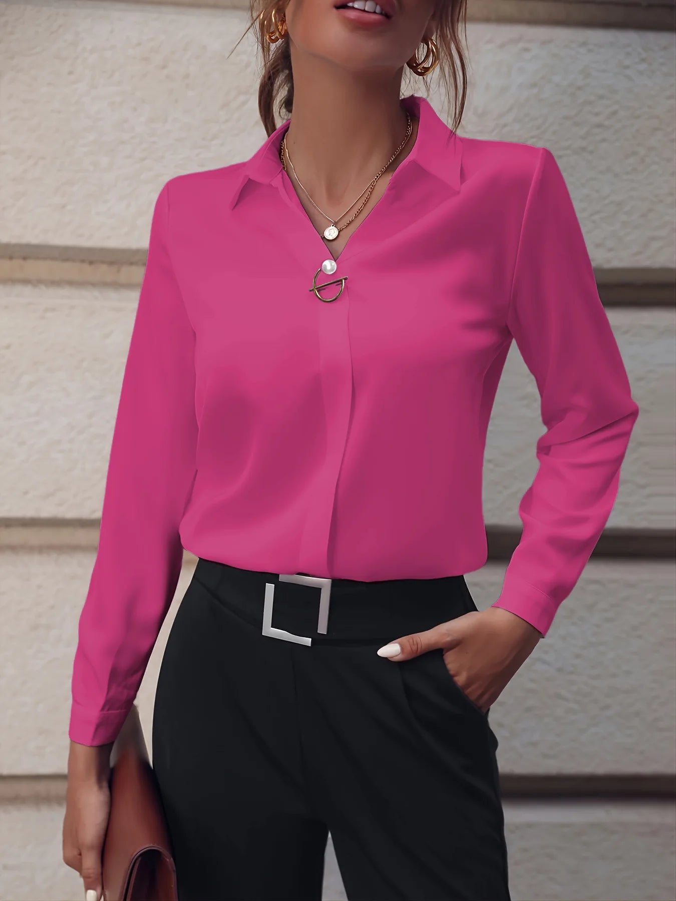 Casual Blouse Women Tops Vintage Clothes Shirts for Women Clothing Streetwear Elegant Harajuku Autumn Holidays Long Sleeve