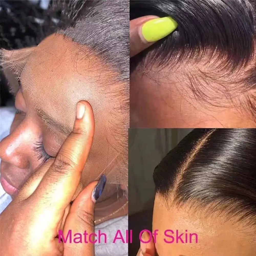 Short Bob Glueless Wigs Deep Wave Glueless Human Hair Ready To Wear 180% Pre Cut Lace 4x4 13x4 Culry Lace Front Human Hair Black