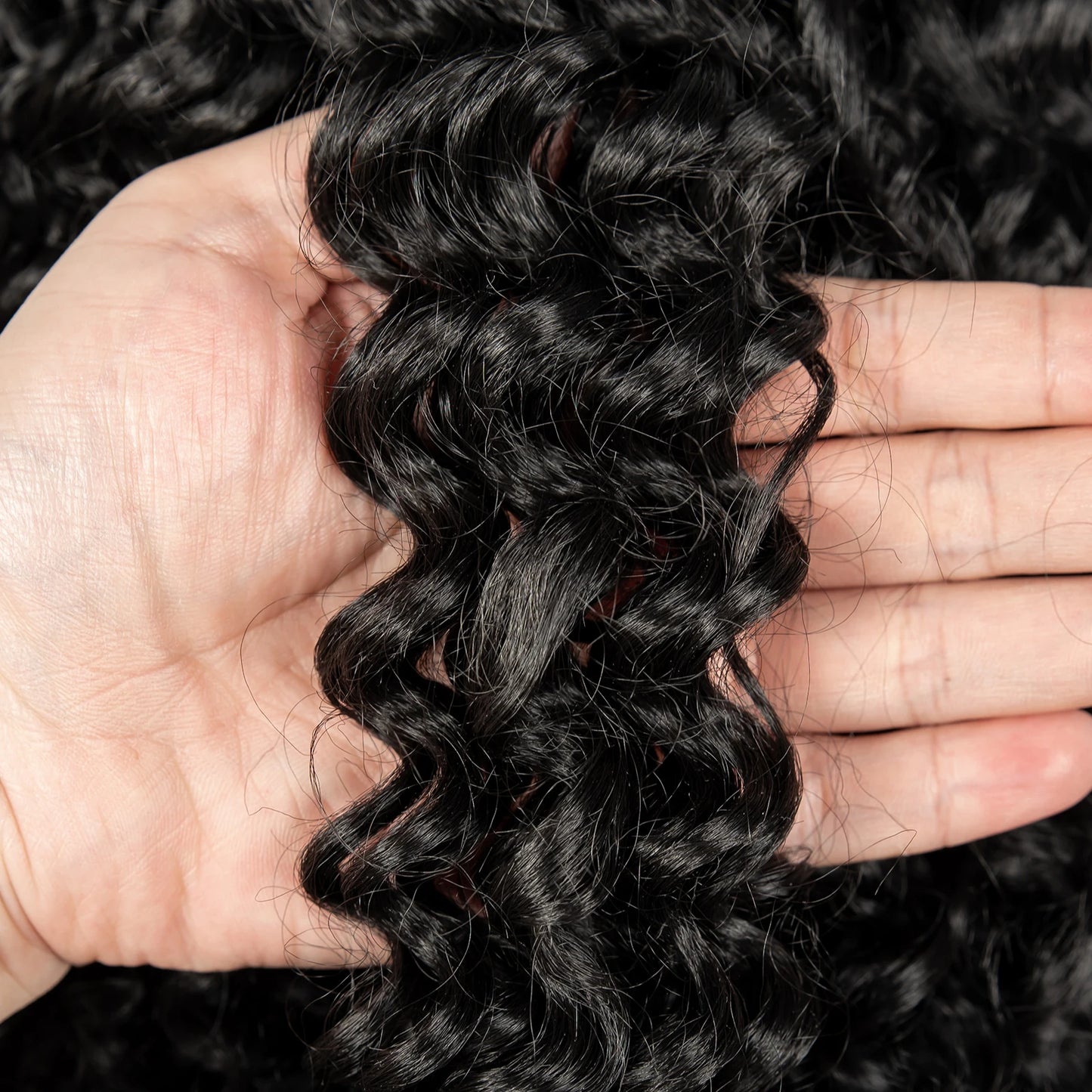 16inch 13x6 Lace Frontal Curly Hair Bob Wigs with Cornrow Braids Synthetic Deep Wave Brazilian Remy Hair Wigs for Black Women