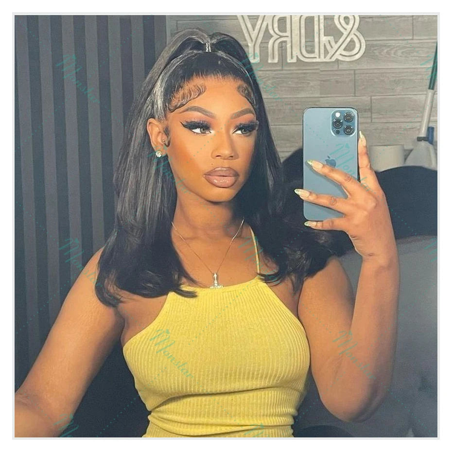 250 Density Raw Hair Vietnamese Bone Straight Bob Wig 100 Human Hair 13x6 Hd Lace Frontal Wig 13x4 Lace Front Human Hair Wig 12A