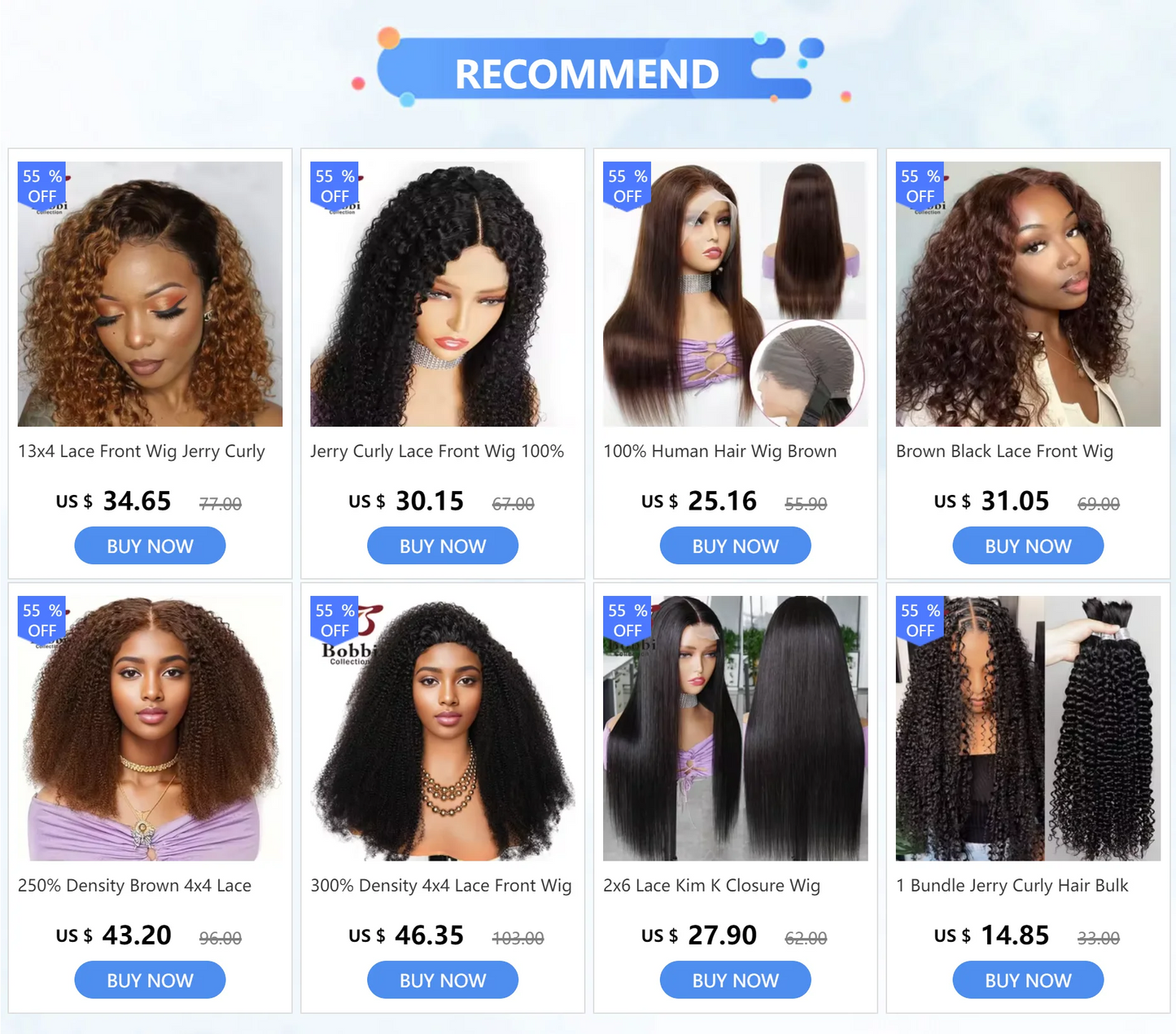 250% Density Brown 4x4 Lace Front Wig Afro Kinky Curly Thick 100% Human Hair Wigs For Women Pre-Plucked Transparent Lace Bobbi
