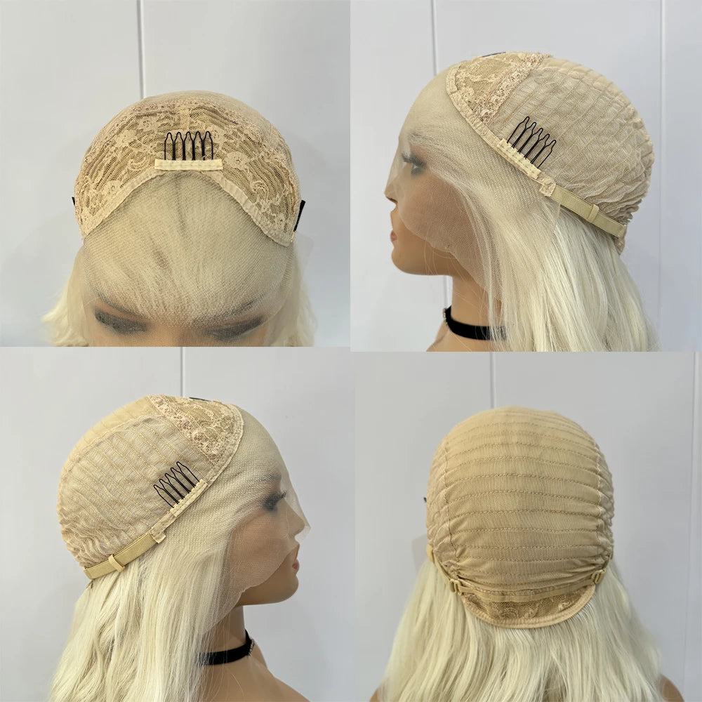 Ginger Orange Wig Long Natural Wave Wig Synthetic Lace Wig Loose Curl Wig Ginger Wig Lace Front Wigs for Women Daily Use Cosplay