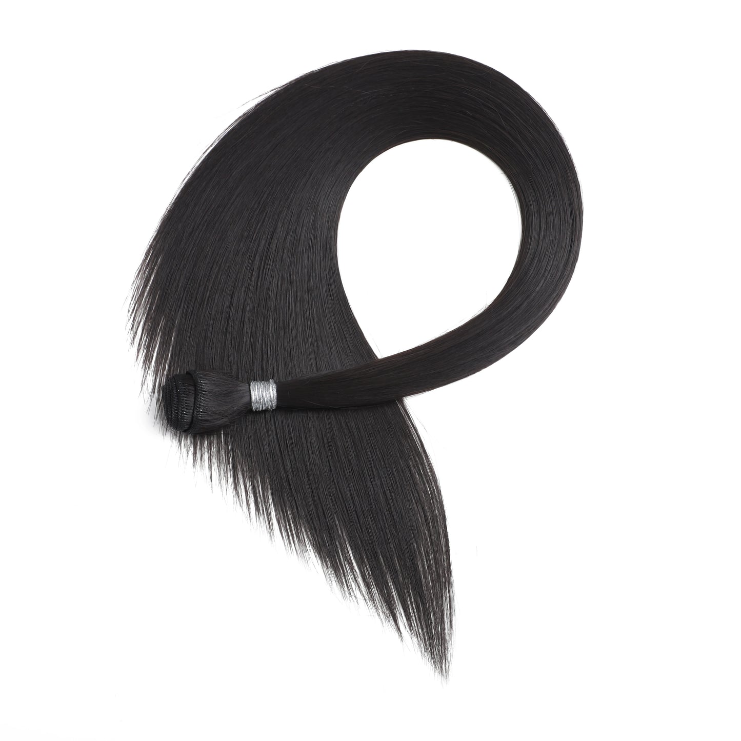 Synthetic Dark Brown Bundles Straight Hair Extensions Bundles Hair 22/26/30 Inches for Women Long Weave Hair Gold Heat Resistant