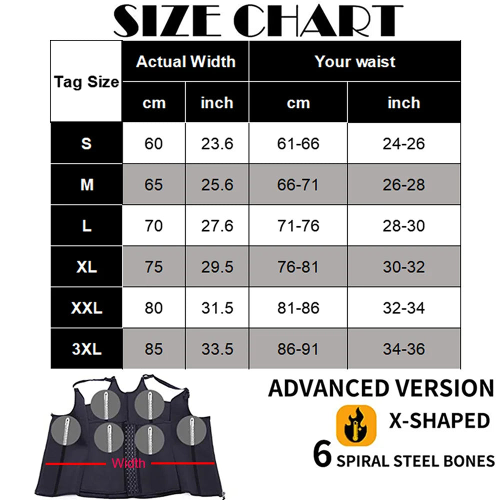 Waist Trainer Tank Top For Women Zipper Body Shaper Tummy Control Sleeveless Top, Women's Activewear Body Shaping Underwear
