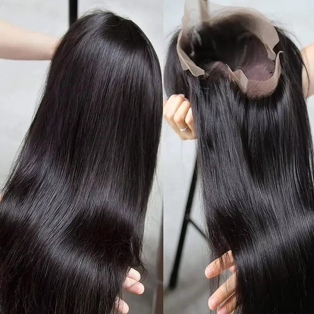 36 Inch HD 13X4 250% Bone Straight Lace Front Wig Raw Vietnamese Human Hair 13x6 Lace Frontal Wig 5X5 Glueless Wig Ready To Wear