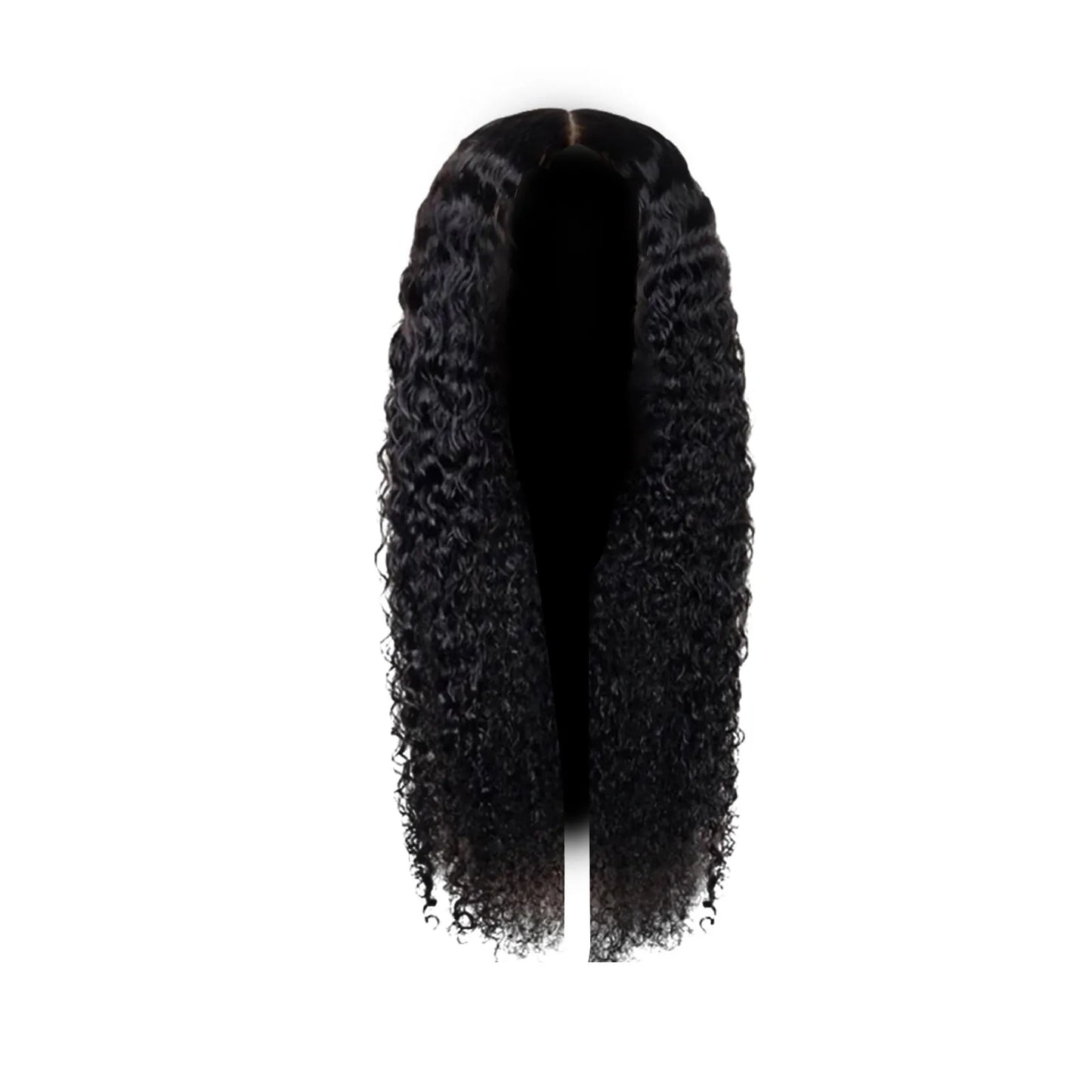 Deep Wave Synthetic Wig for Black Women Wear Deep Curly Soft Wig Natural Black Color Replacement Wigs for Daily Party Use