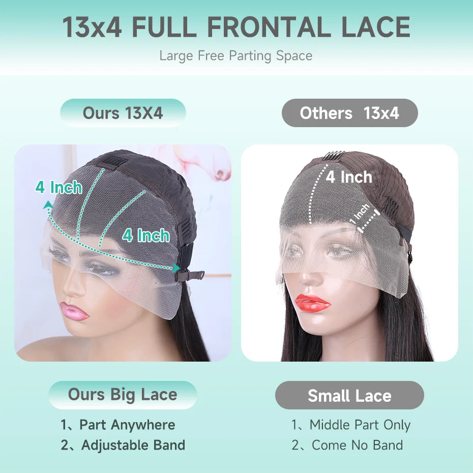 250 Density Raw Hair Vietnamese Bone Straight Bob Wig 100 Human Hair 13x6 Hd Lace Frontal Wig 13x4 Lace Front Human Hair Wig 12A