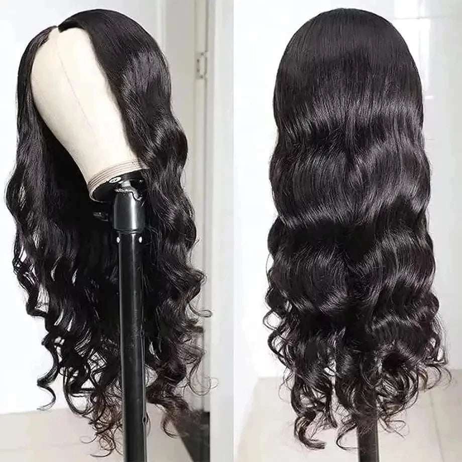 250 Density V Part Wig Human Hair Body Wave Upgrade V Part Wig No Leave Out Glueless V Part Wig Human Hair Wig Remy Hair Daily