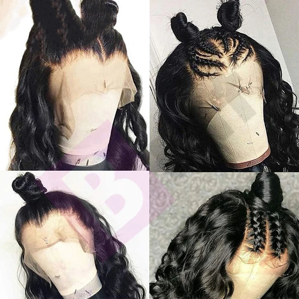 Loose Deep Wave Wigs 100% Human Hair Wigs Water Wave Brazilian HD Lace Frontal Wig 13x6 HD Lace Front Human Hair Wig For Women