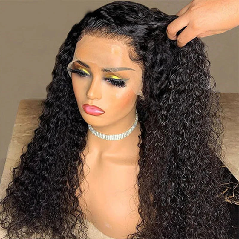 Curly Human Hair Wigs Water Wave Lace Front Wig 13x4 13x6 Lace Frontal Deep Wave Wig 100% Human Hair HD Lace Wigs For Women