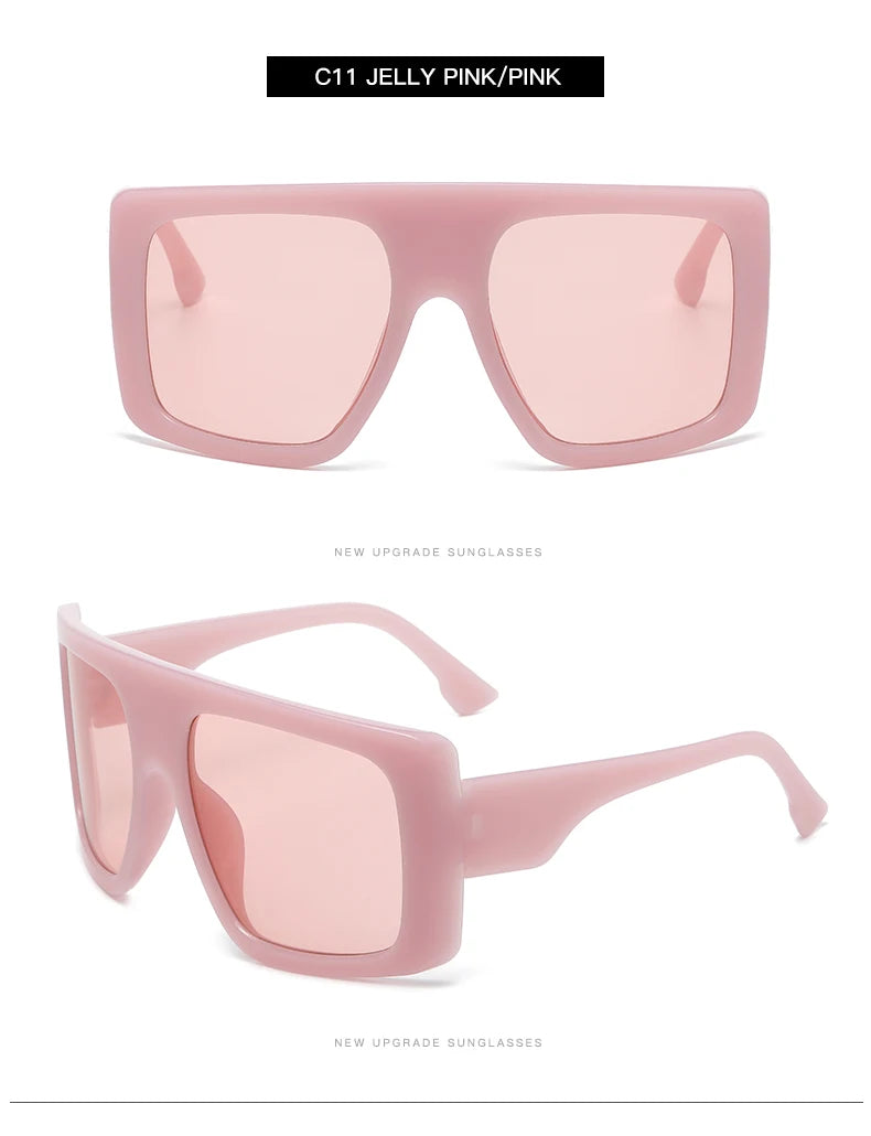 Oversized Punk Cycling Square Sunglasses Y2K Unique Men Trendy Goggle Driving Riding Sun Glasses Brand Outdoor New Eyewear UV400